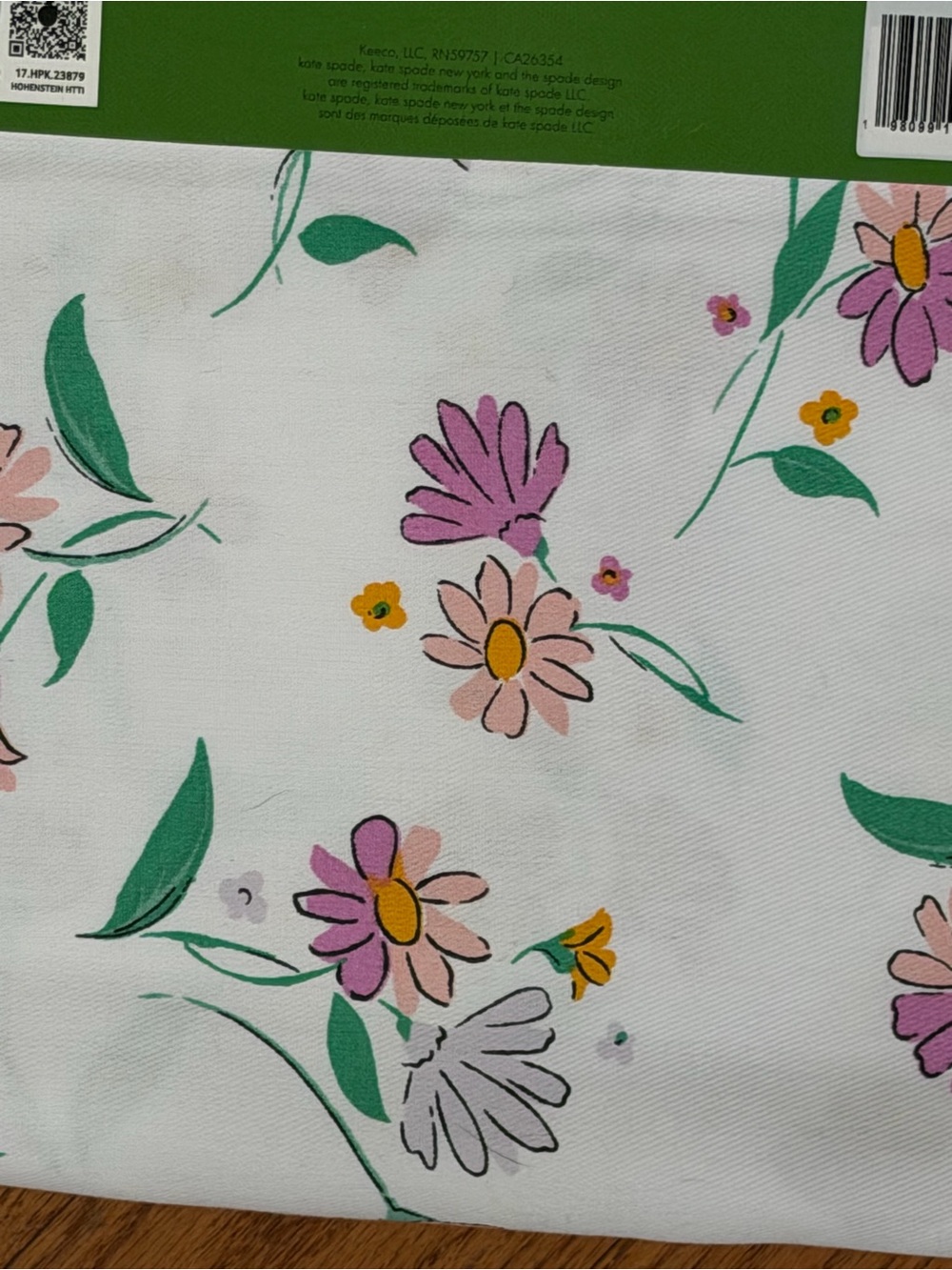 kate spade White Shower Curtain in Dreamy Daisy Ruffled Pansy - Picture 4 of 4